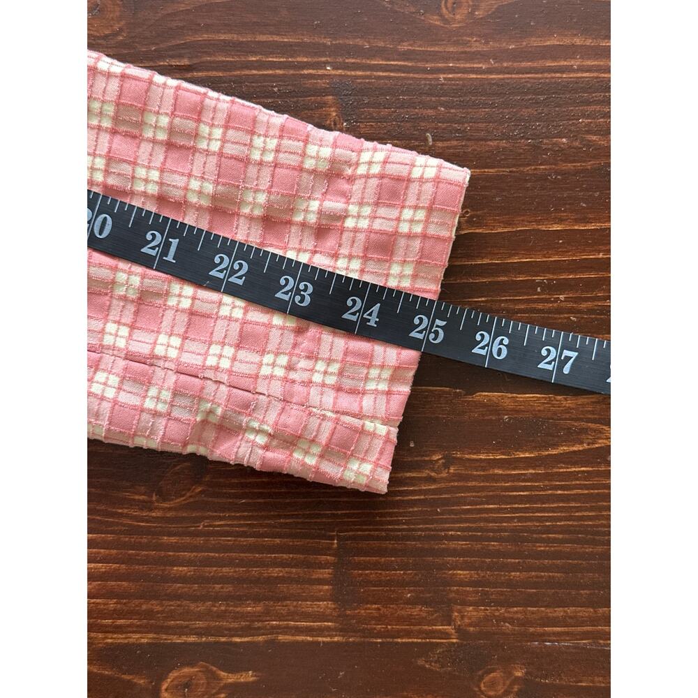 NWT Free People Coquette Soft Girl Casual Preppy Gingham Blazer S Pink/Rose - Picture 14 of 16